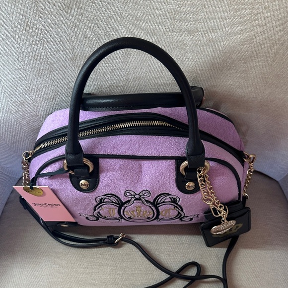 Rachel Zoe Glossy Black Clutch with Crystal Accents - Picture 13 of 16